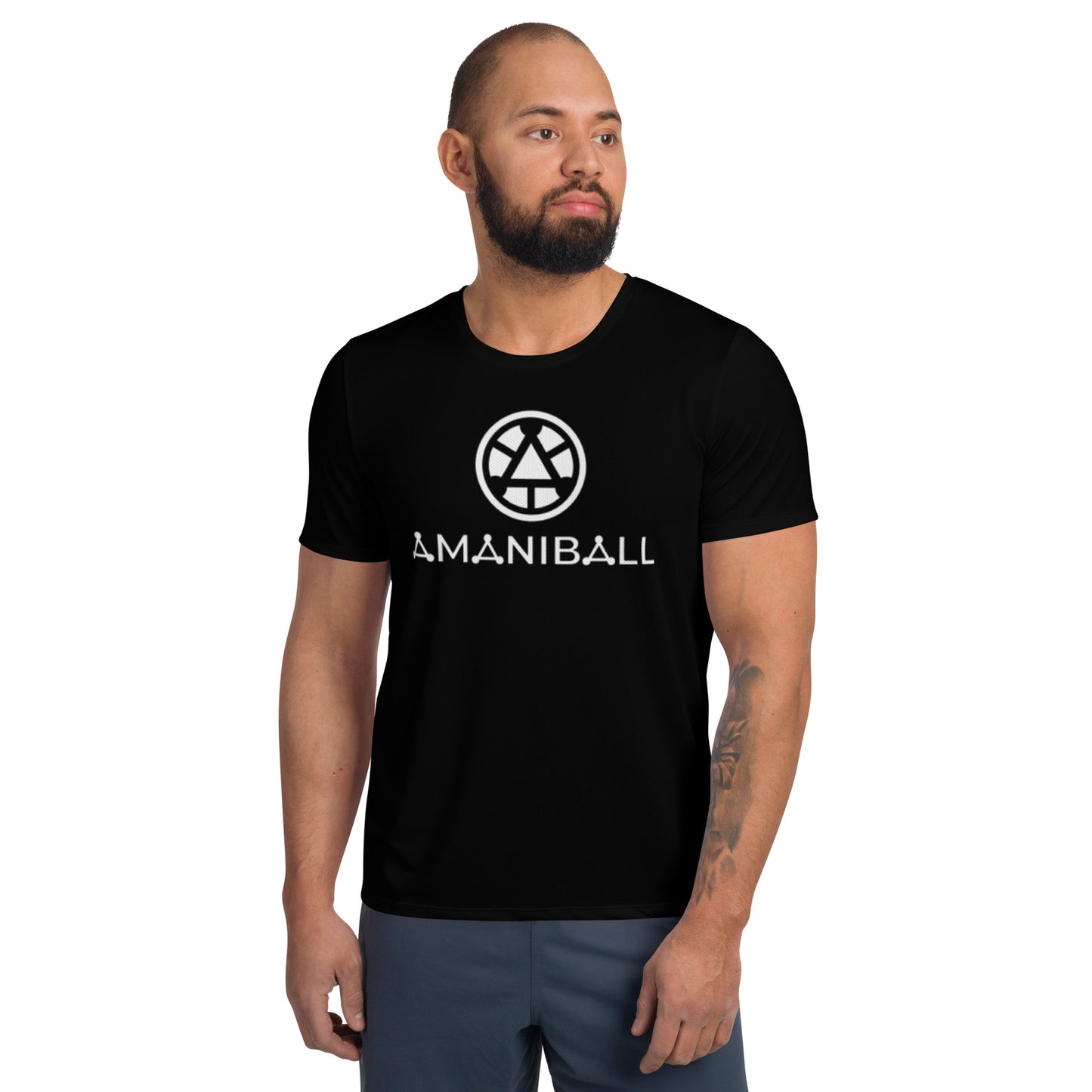 AmaniBall Men's Athletic T-shirt