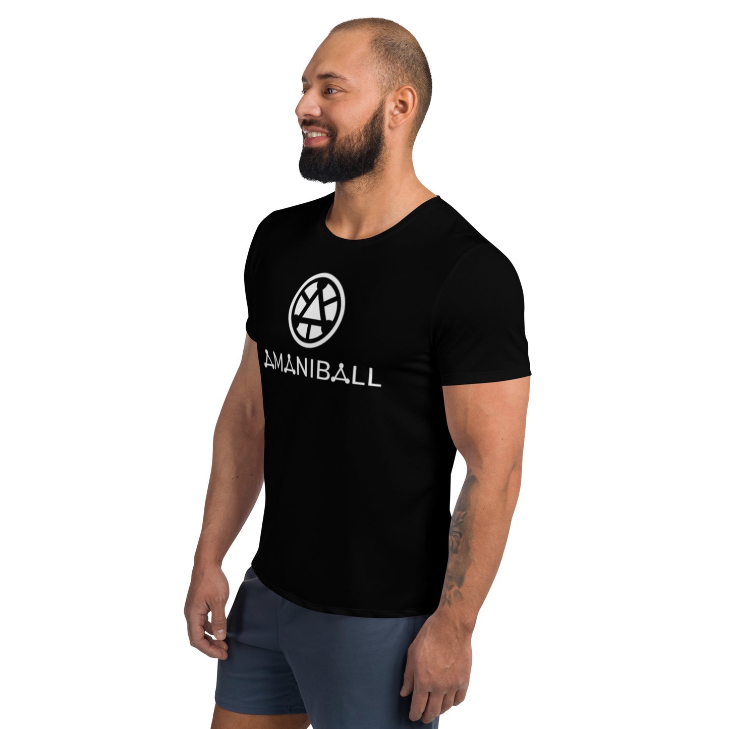 AmaniBall Men's Athletic T-shirt
