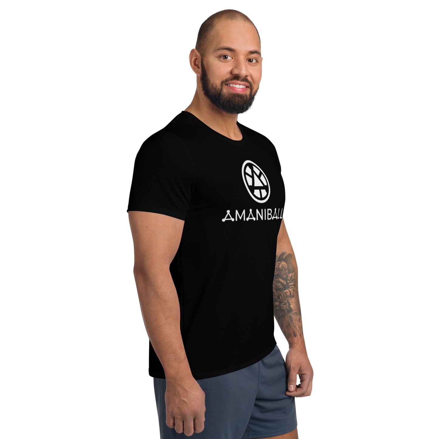 AmaniBall Men's Athletic T-shirt