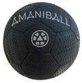 Black Amaniball with 'AMANIBALL' branding on a white background